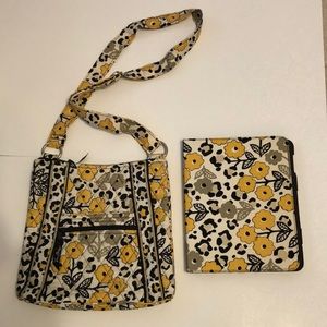 Vera Bradley crossbody and tablet case